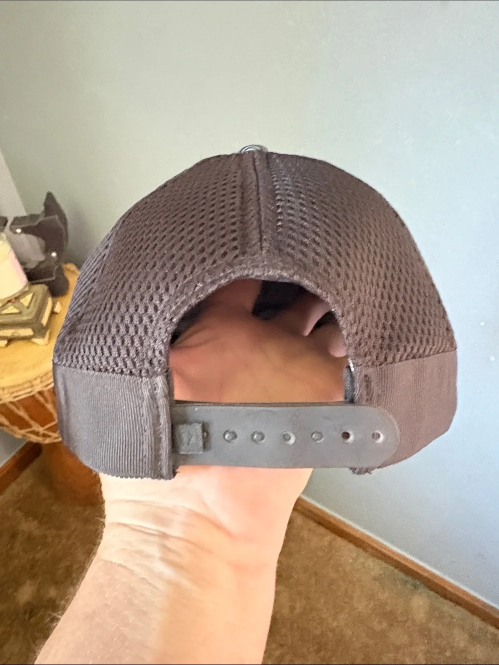 Lululemon Black Wave-Print Mesh Back Trucker Cap